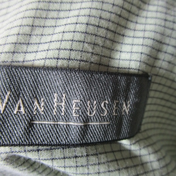 Van Heusen dress button down shirt, sz small - Picture 6 of 8